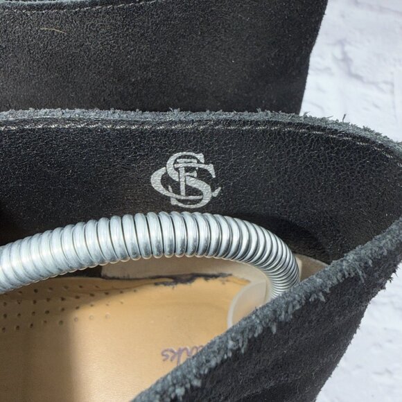 Clarks Men's Chukka Boot Charles F. Stead English Leather Upper Black Size 9.5 - Picture 6 of 11